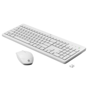 HP 230 Wireless Mouse and Keyboard Combo - White 3L1F0AA