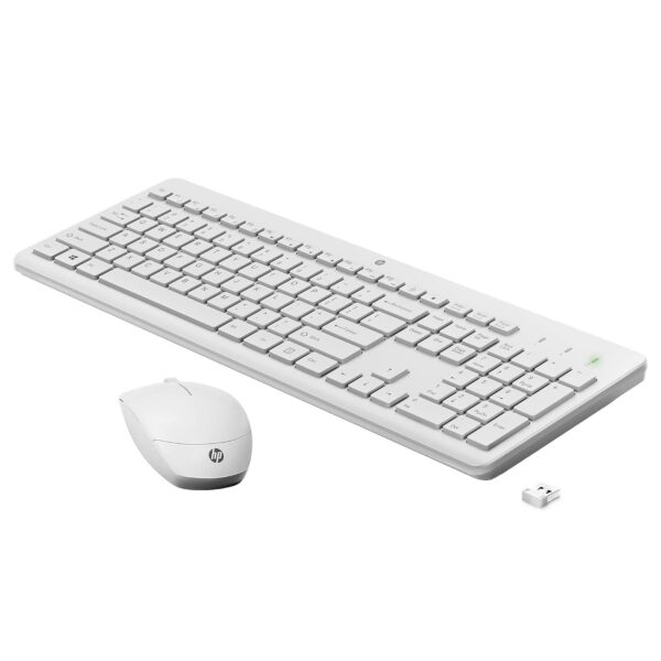 HP 230 Wireless Mouse and Keyboard Combo - White 3L1F0AA