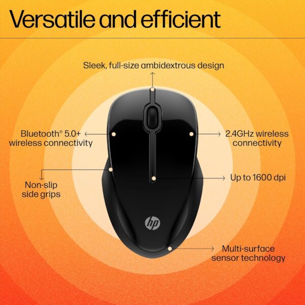 HP 250 Dual Mode Wireless Mouse  3FV67AA - Image 2