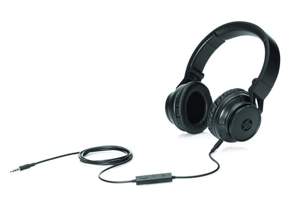 HP H2800 Stereo Wired Headphones Headset with Mic (Black),Over Ear,Wired J8F10AA - Image 2