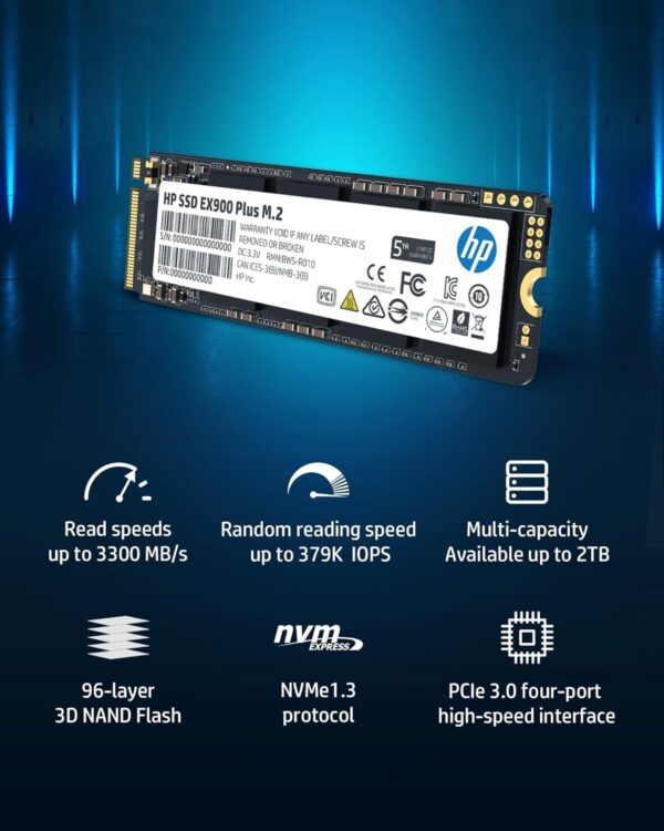 HP EX900 Plus 1TB M.2 SSD 35M34AA - Image 2