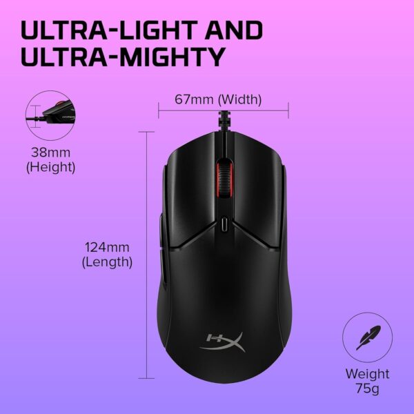 HyperX Pulsefire Haste 2 6N0A7AA - Image 2