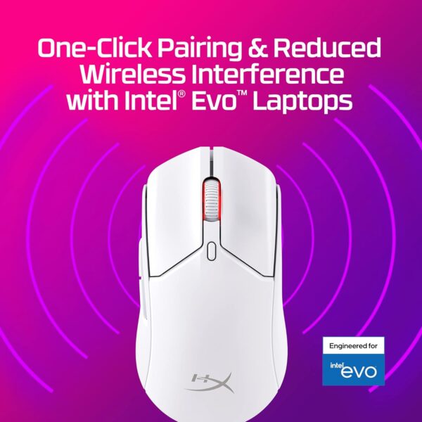 HyperX Pulsefire Haste 2 Wireless Gaming Mouse 6N0A9AA - Image 2