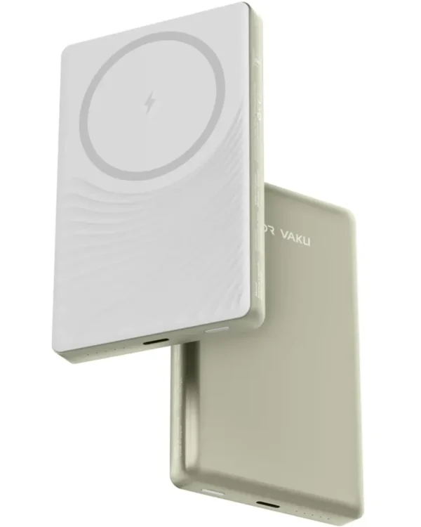 Dr Vaku 15w wireless powerbank 10000mah (Desert Titanium) VAKU-WPB10K-DSRTWHT