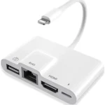Lightning to Ethernet OTG Digital AV Adapter X001AKUTNF