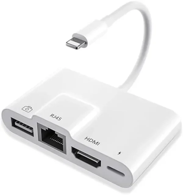 Lightning to Ethernet OTG Digital AV Adapter X001AKUTNF